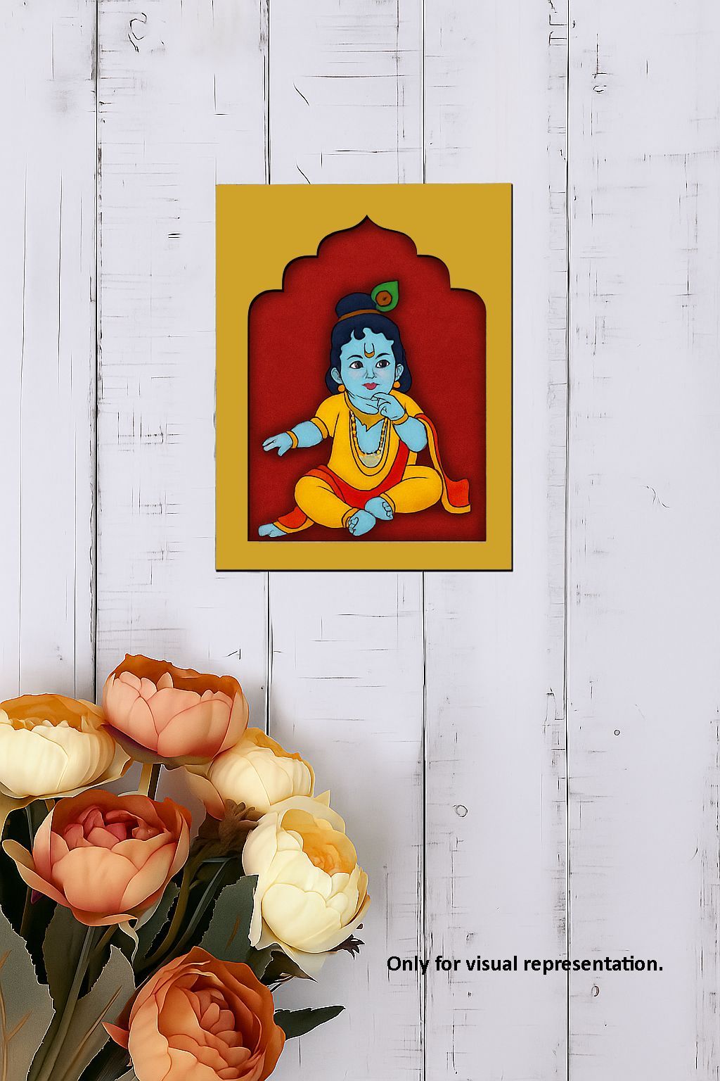 Dbeautify's Baby Krishna hanging Wall Art