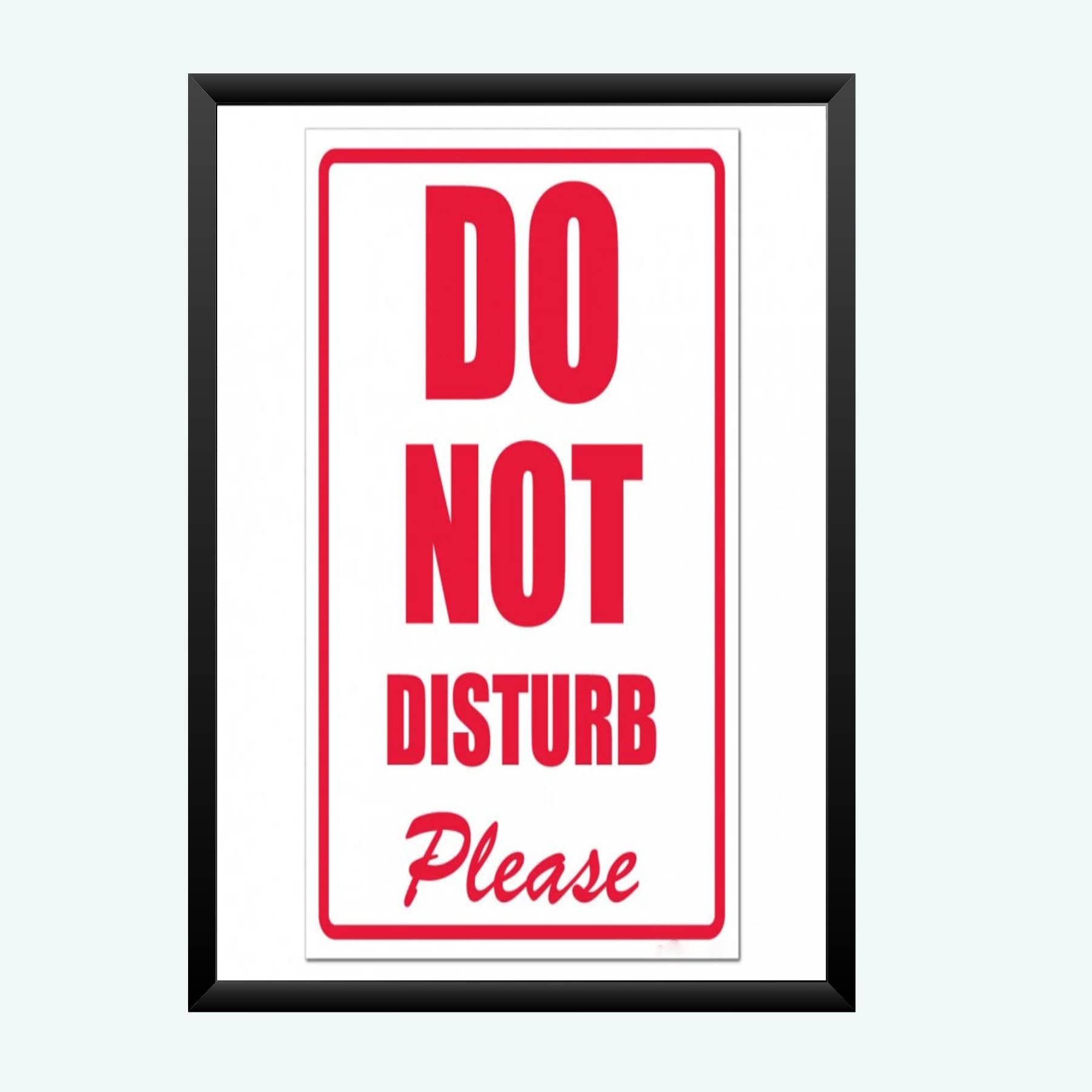 NOKKES Do Not Disturb Wall Photo Frame For India Love And Wall Decoration Wall Photo Frame Size 8X12 Inch_15