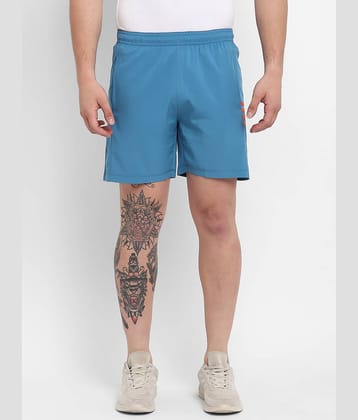 OFF LIMITS - Blue Polyester Men's Running Shorts ( Pack of 1 )