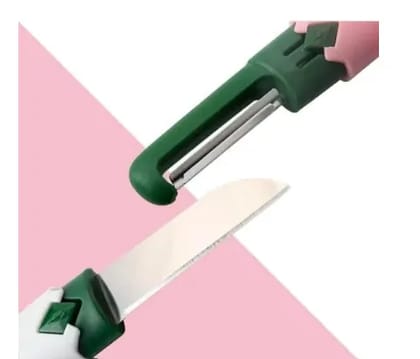 2-in-1 Vegetable Peeler & Cutter | Stainless Steel Kitchen Peeler Tool