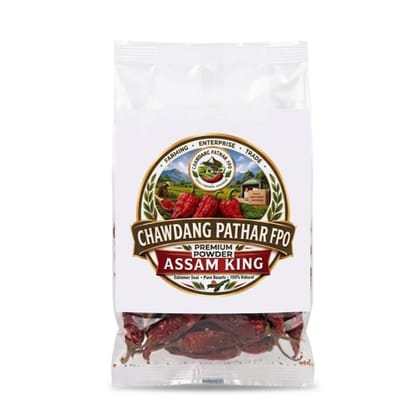 ASSAM KING DRIED CHILLI - 200 gm - One plastic pouch
