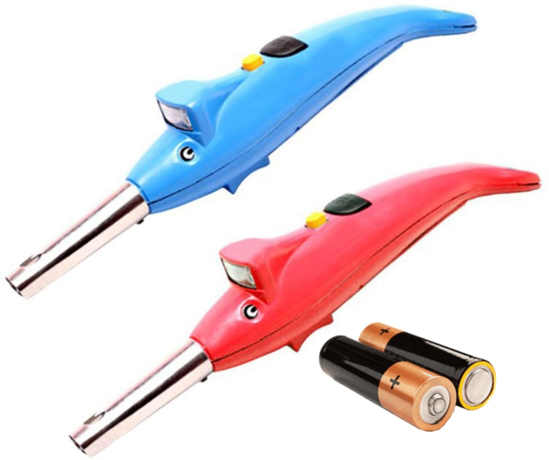 KTHC Dolphin Electric Gas Lighter with LED- Powerful + Multi Functional Kitchen Tool, Cookware Tool and Best Gift for Mother