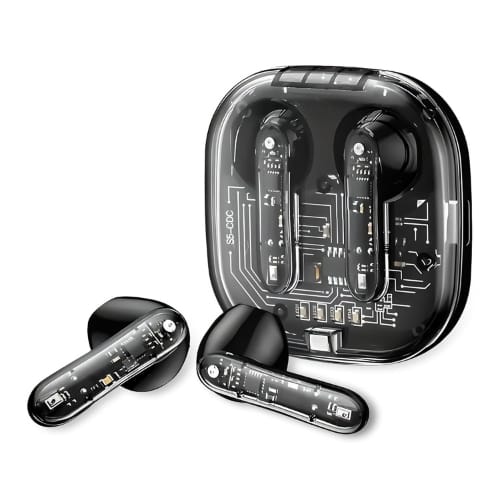 Walta Elite Smash True Wireless Ear Earbuds with Mic, Playback:Upto 40hr, IPx5 Rating- Black