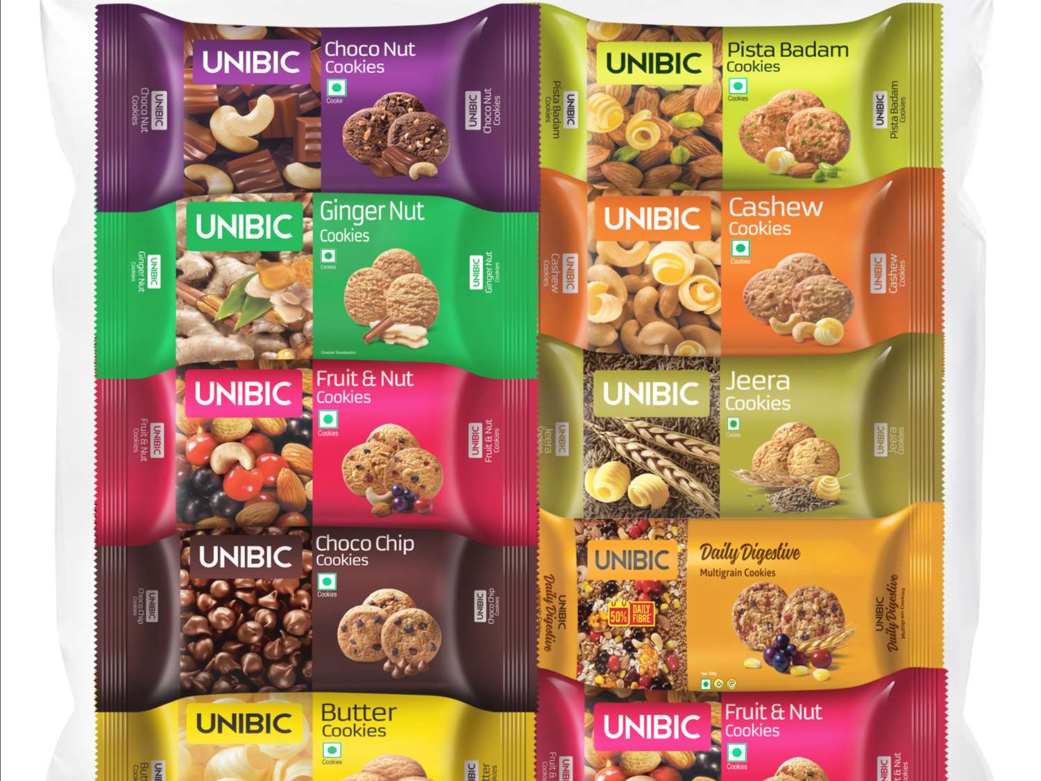 Unibic Assorted Pk of 10
