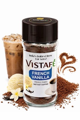 Vistafe French Vanilla Instant Coffee – Premium Arabica French vanilla