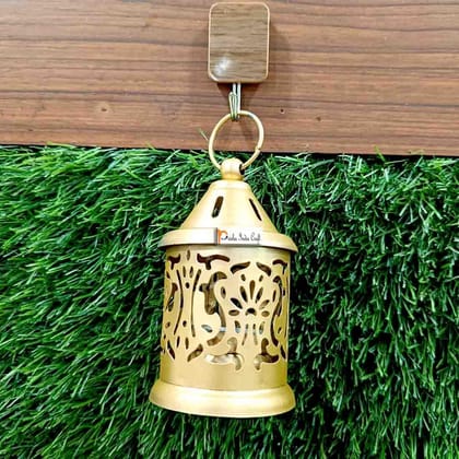 Antique Metal Hanging Tealight Holder/Lantern