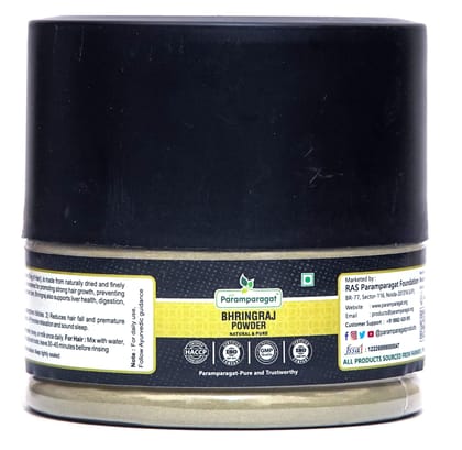 PARAMAPRAGAT Bhringraj Powder Eclipta Prostrata Natural Pure False Daisy 200g PARAMAPRAGAT Bhringraj Powder Eclipta Prostrata Natural Pure False Daisy 200g