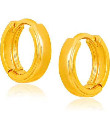 LUV FASHION Golden Bali Earrings ( Pack of 1 )