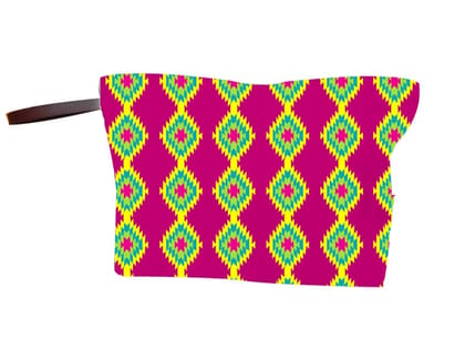 Multicolor Polyester Spacious Makeup Pouch, For Gift, Zipper Multicolor Polyester Spacious Makeup Pouch, For Gift, Zipper