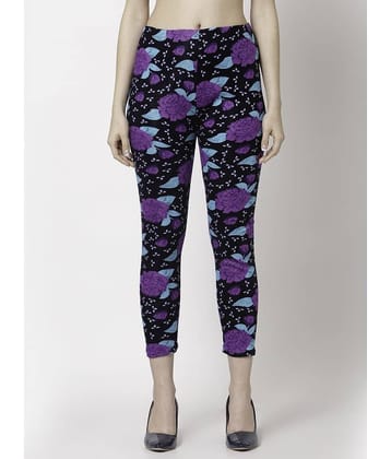 Klotthe - Cotton Regular Fit Purple Women's Jeggings ( Pack of 1 )