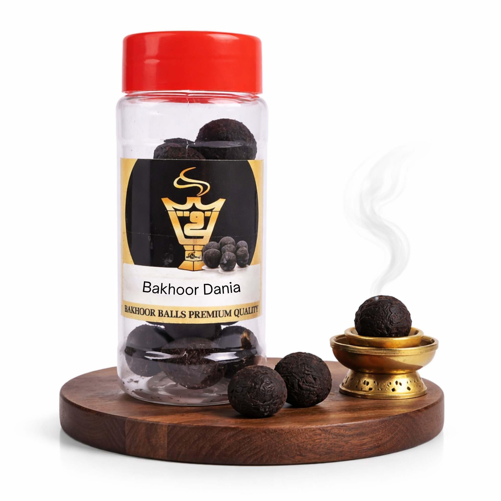 alNaqi Dania Oud Incense Balls 50g – Premium Arabian Bakhoor, Long-Lasting Fragrance for Home, Meditation & Pooja, Rich Woody Aroma