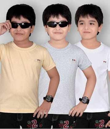 Dongli Pack of 1 Boys Cotton T-Shirt ( Multicolor )
