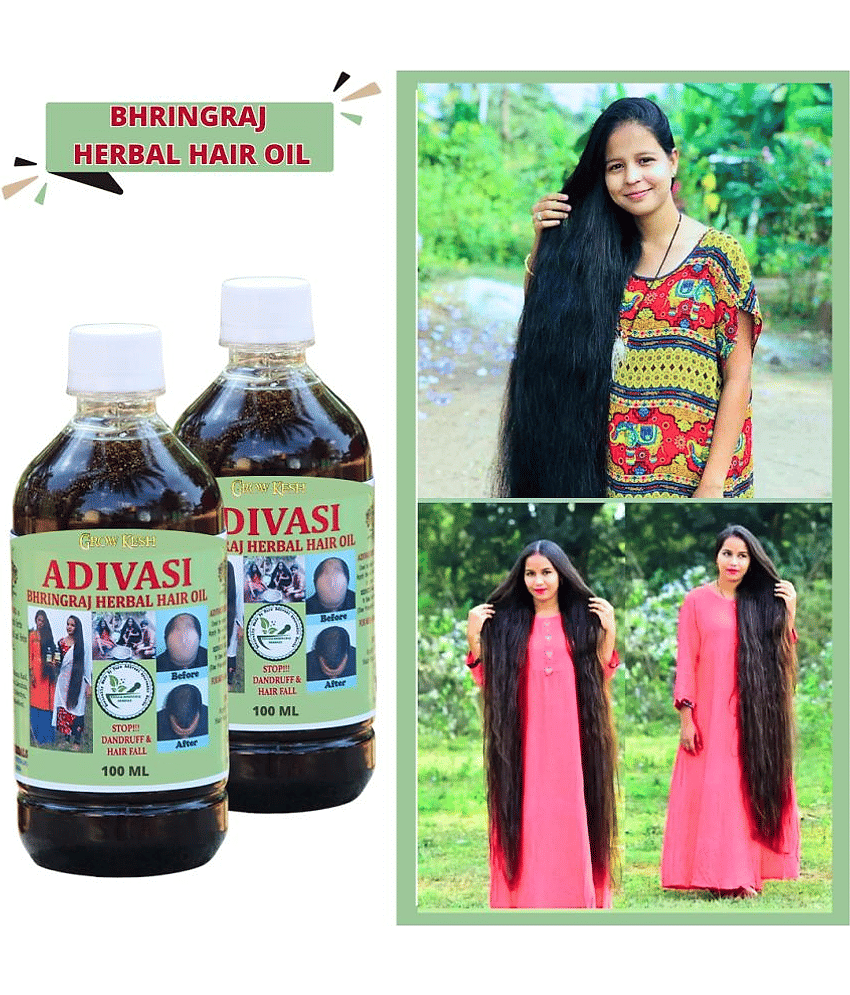 Growkesh - Anti Dandruff Bhringraj Oil 200 ml ( Pack of 2 )