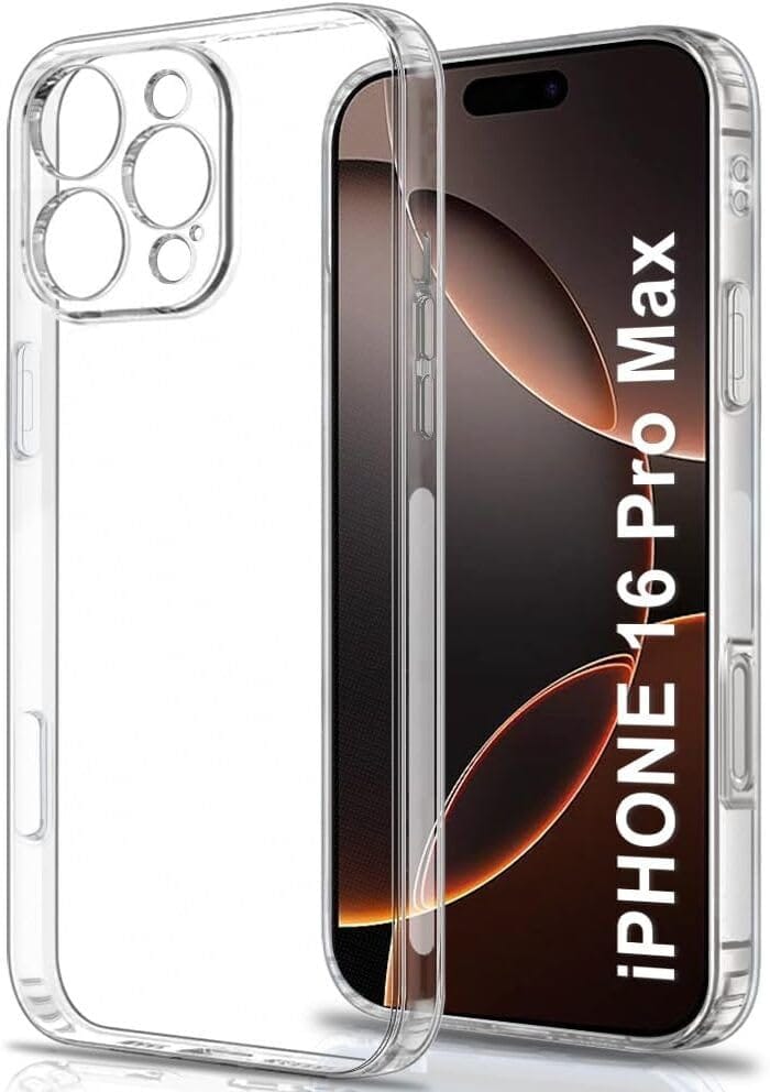 PLUGTECH TPU Ultra Hybrid Clear Camera Protection Back Cover Case for iPhone 16 Pro Max