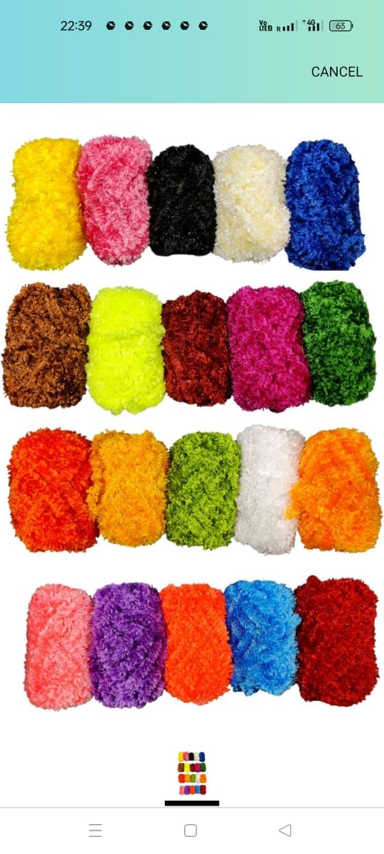 Fur wool  20 Rolls