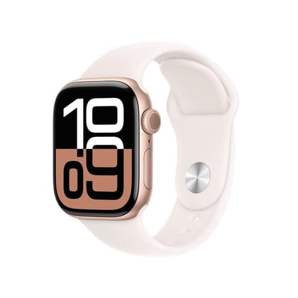 Apple Watch Series 10 GPS Cellular 42mm Rose Gold Light Blush Sport Band