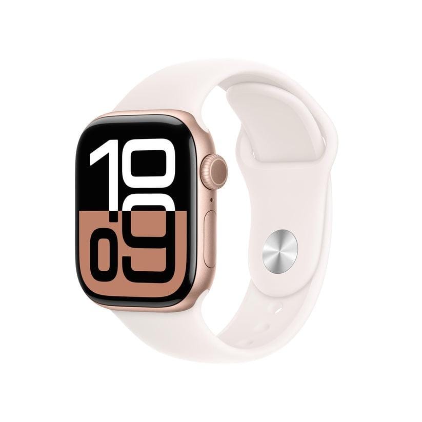 Apple Watch Series 10 GPS Cellular 42mm Rose Gold Light Blush Sport Band