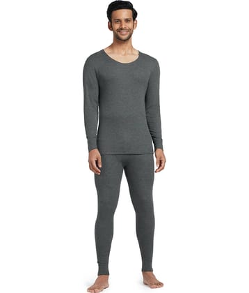 XYXX Pack of 1 Cotton Thermal Sets For Men's ( Grey )