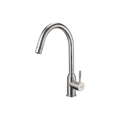 Stainless Steel Kitchen Faucet with Hot and Cold Mixer J Bend - KF-106MSSMJ Stainless Steel Kitchen Faucet with Hot and Cold Mixer J Bend - KF-106MSSMJ