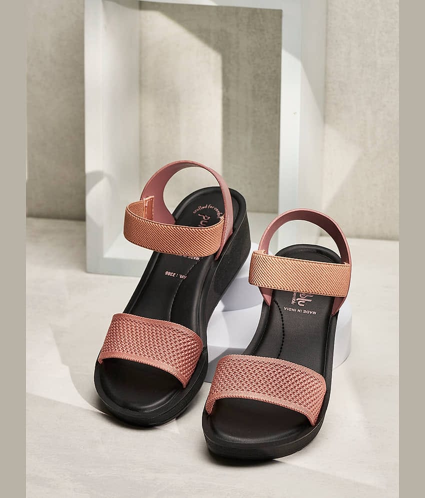 Puntoblu PU2386-PINK Pink Women's Open Toe Flats