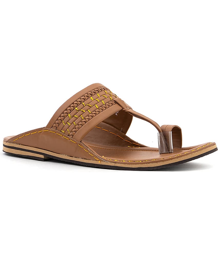 KHADIM Brown Flip Flops
