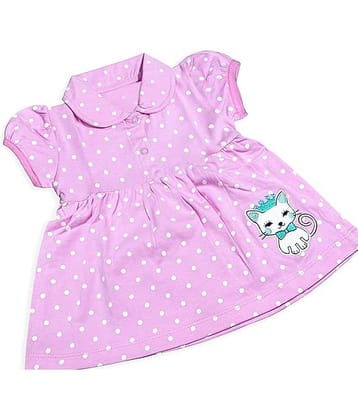 Paryag Pack of 1 Baby Girls Cotton Blend Dress ( Pink )
