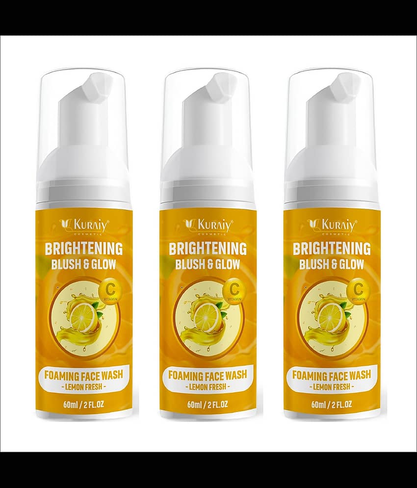 KURAIY Face Wash Cream With Natural Deep Moisturizing Face wash Tube pack of 2