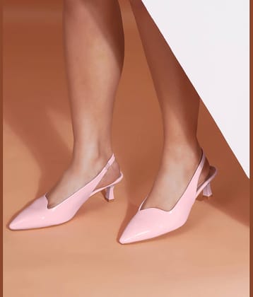 JM Looks Pink Women's Pumps Heels