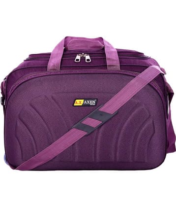 AXEN BAGS - Purple Polyester Duffle Bag