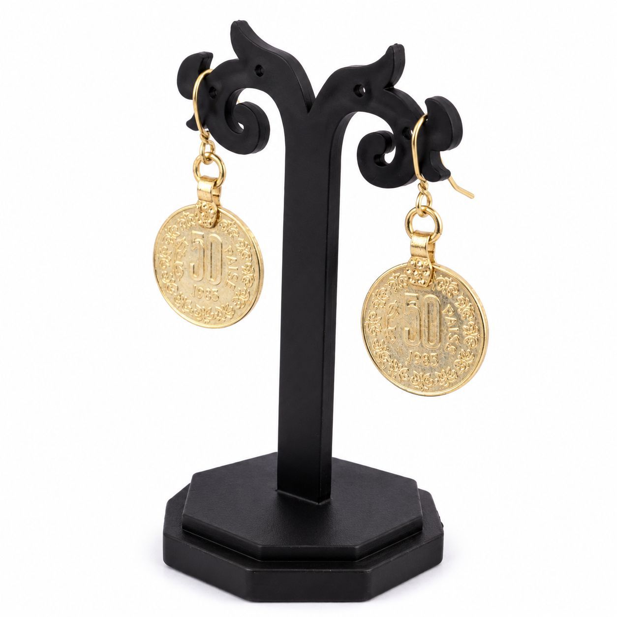 Tribes India Earring Sada 50 Paisa Pair