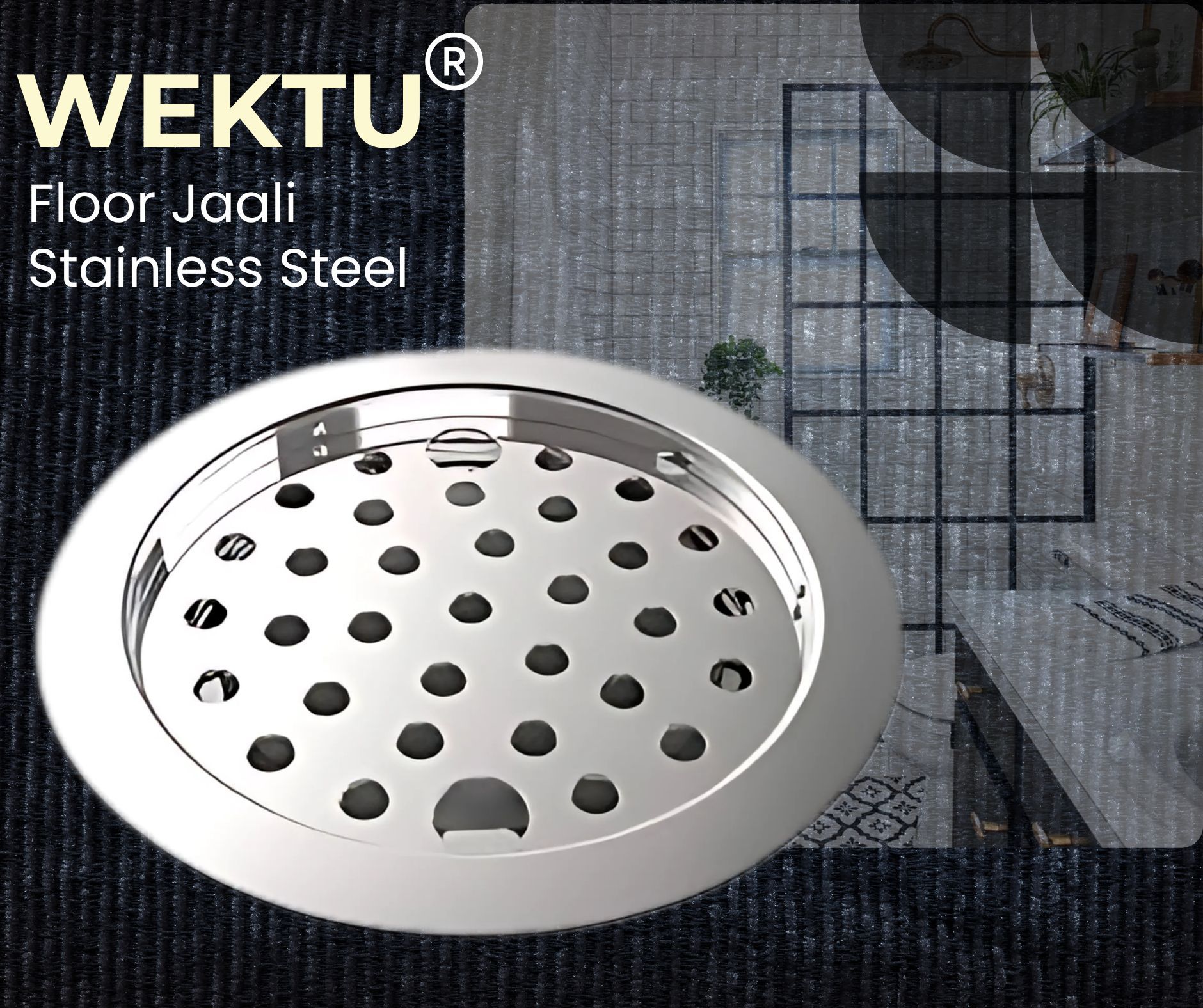 Wektu floor Plain Jaali/2PC