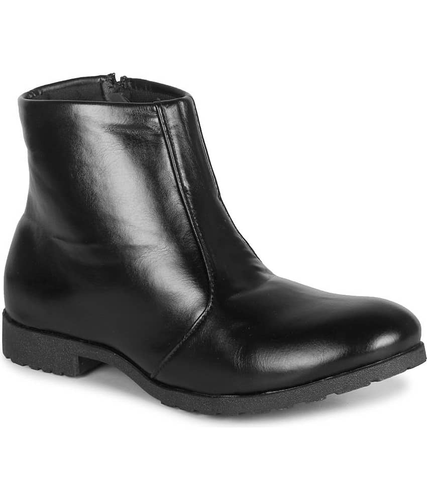 Commander - Black Women's Ankle Length Boots