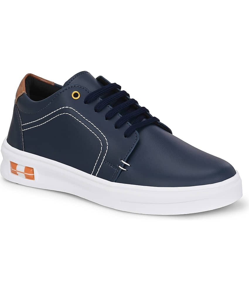 Leeport Blue Men's Sneakers