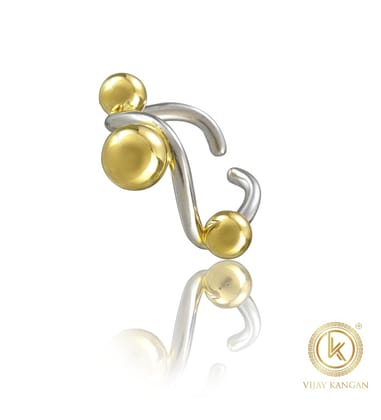 Stainless Steel Stainless Steel Daily Wear Free Size Ring (Silver Plated)