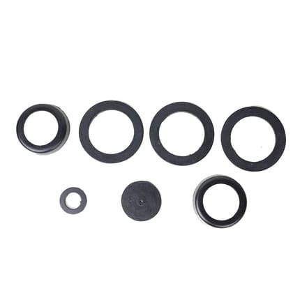 FAIRBIZPS India mark II Handpump Spare Parts, Sealing Rings Rubber 3Pcs, Pump Bucket Rubber 2Pcs, Lower Wall/Rubber Seating Big 1Pc, Upper Wall/Rubber Seating 1Pc