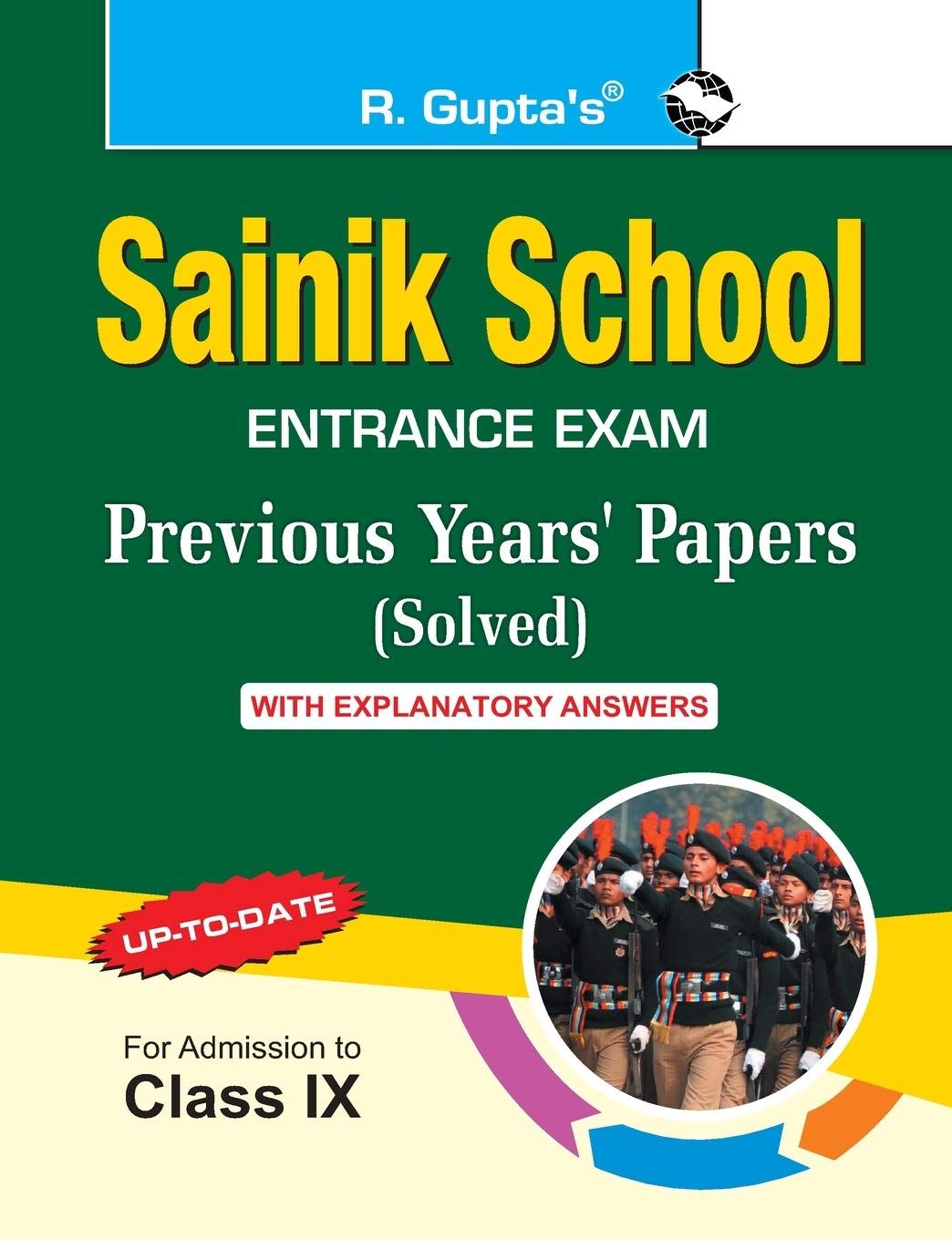 Sainik School: Previous Years' Papers (Solved) for Class-IX [Paperback] [Jun 13, 2025] RPH Editorial Board