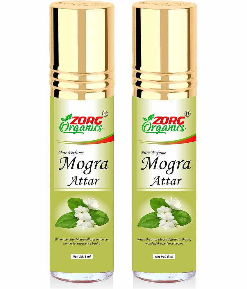 Zorg Organics Mogra Non- Alcoholic Below 50ml Attar ( Pack of 2 )