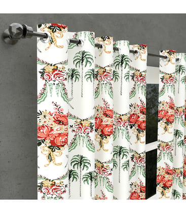 Printroots Heritage Cotton Curtains  Hand Block India-Inspired Design ( 9 Feet )