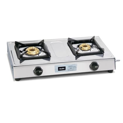 2 Burner Stainless Steel  Gas Stove with Brass Burner (CT1020SSBB)