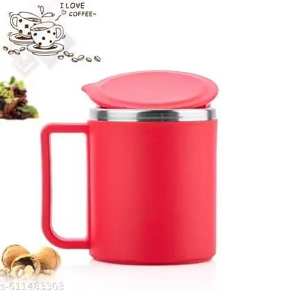 Coffee Mug with Lid Stainless Steel Coffee Mug 200 Ml Red Coffee Mug with Lid Stainless Steel Coffee Mug 200 Ml Red