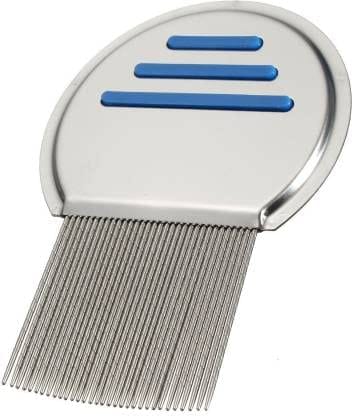 Elecsera Stainless Steel Lice Treatment Comb for Head Lice Remover Lice Egg Removal Comb ()