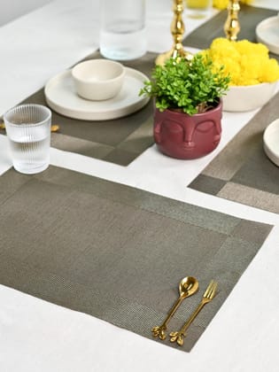 VON CASA Green Placemat Set Of 6
