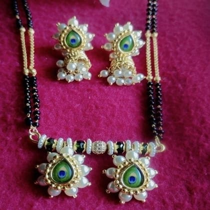 Mayur Mangalsutra Set Timeless Accessory for Elegance