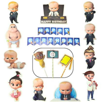 Boss Baby Birthday Party Set - 16PC Boss Baby Birthday Party Set - 16PC