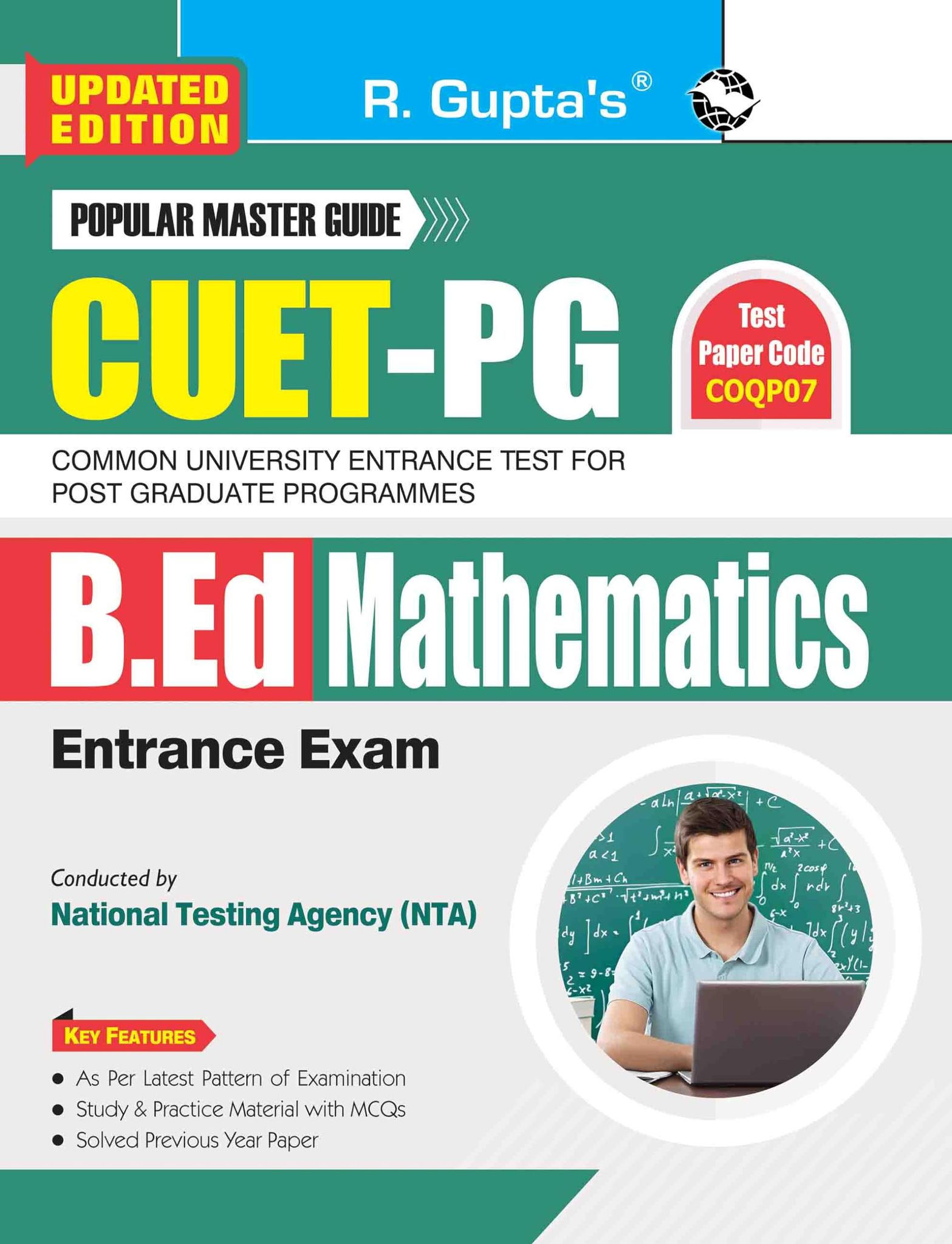 CUET-PG: B.Ed (MATHEMATICS) Entrance Exam Guide (R-2505)