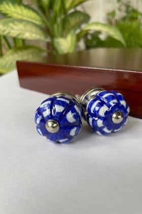 RAM GOPAL BLUE POTTERY HANDCRAFTED DOOR KNOBS RAM GOPAL BLUE POTTERY HANDCRAFTED DOOR KNOBS