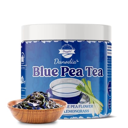 Danodia Foods Lemongrass Blue Pea Tea, 70 gm
