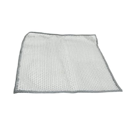 DHRUVINSRI Double-Sided Multipurpose Microfiber Cloths, Stainless Steel Scrubber, Non-Scratch Wire Cloth, (5 Pc / 20 x 20 Cm each pc)