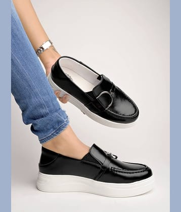 Shoetopia - Black Women's Loafers