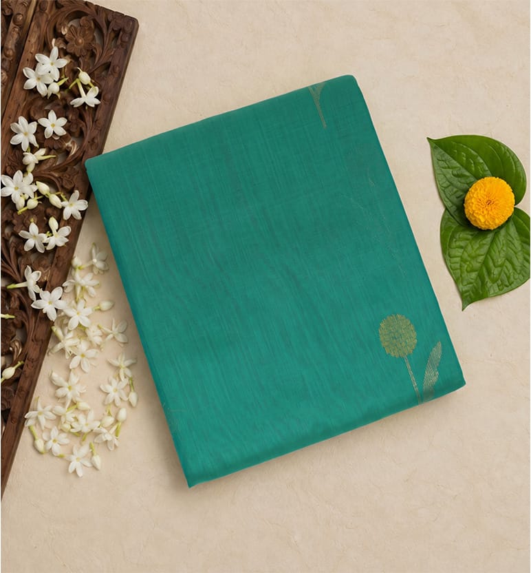 Handloom Chanderi Silk By Cotton Saree